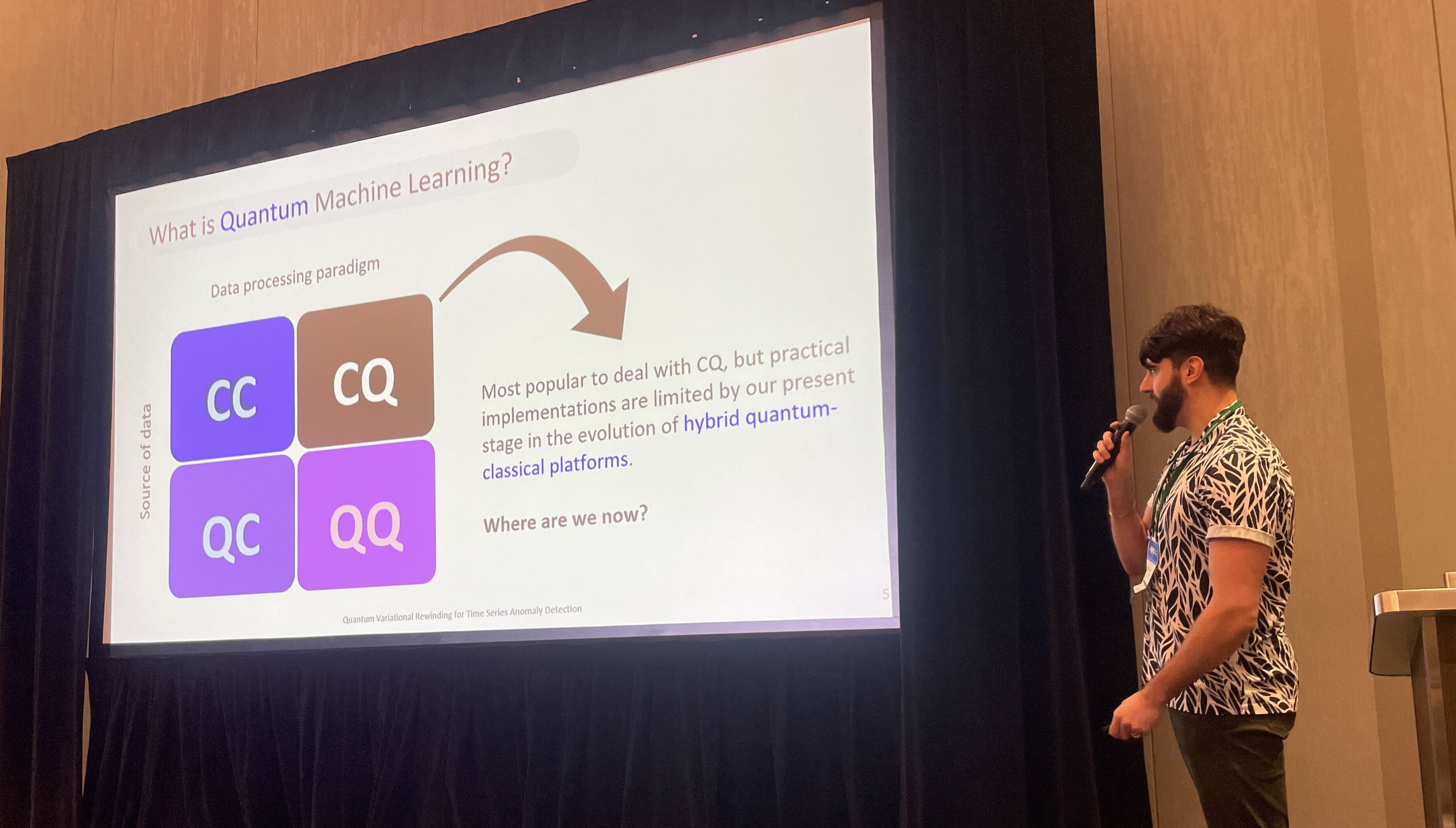 Physicist Jack S. Baker at the APS March Meeting in Las Vegas