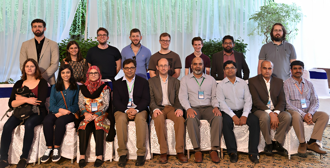 Jack S. Baker at the University of the Punjab as part of the Pak-UK Education Gateway